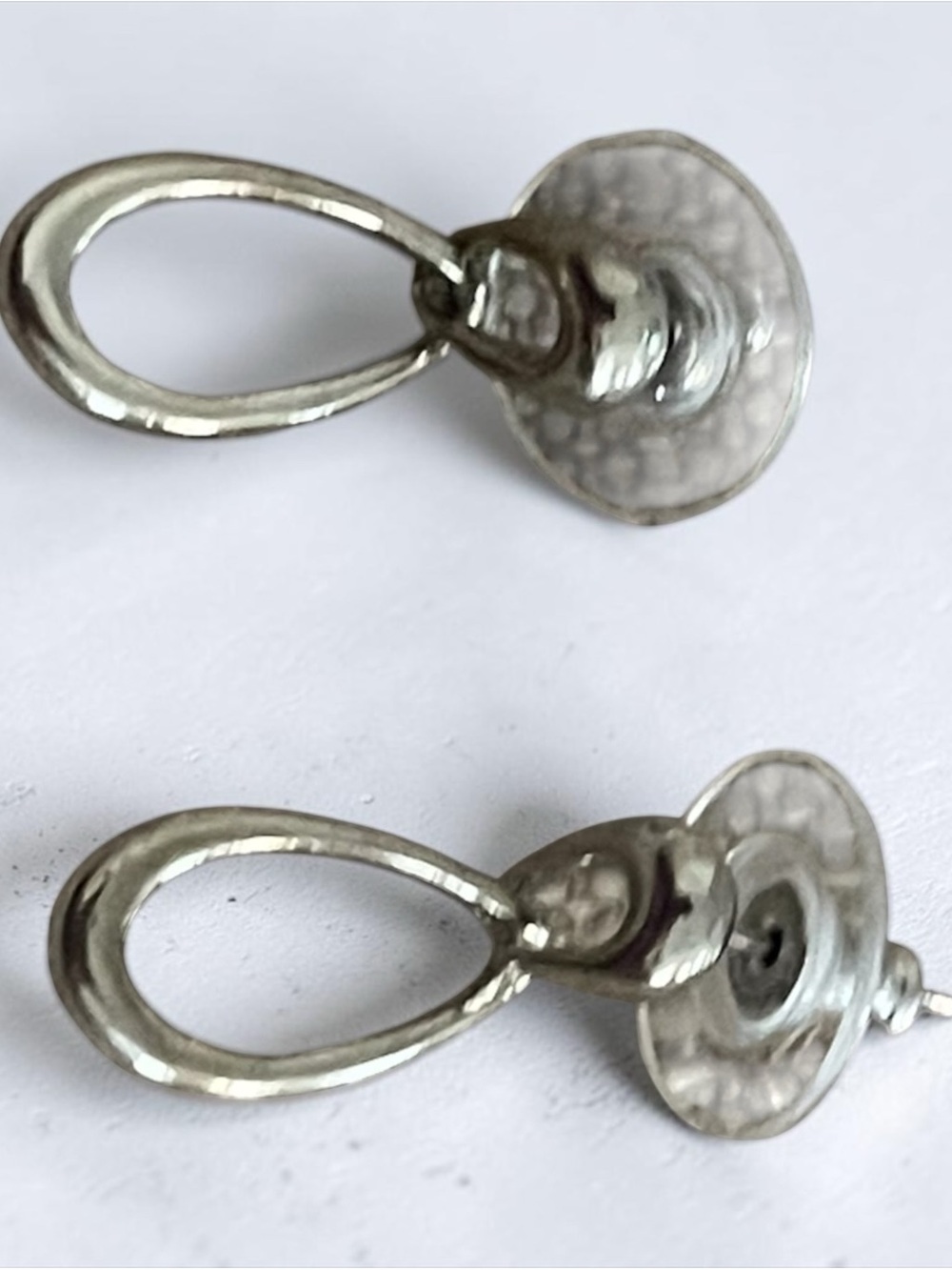 Oval Loop Suspended Earring - Picture 7 of 9